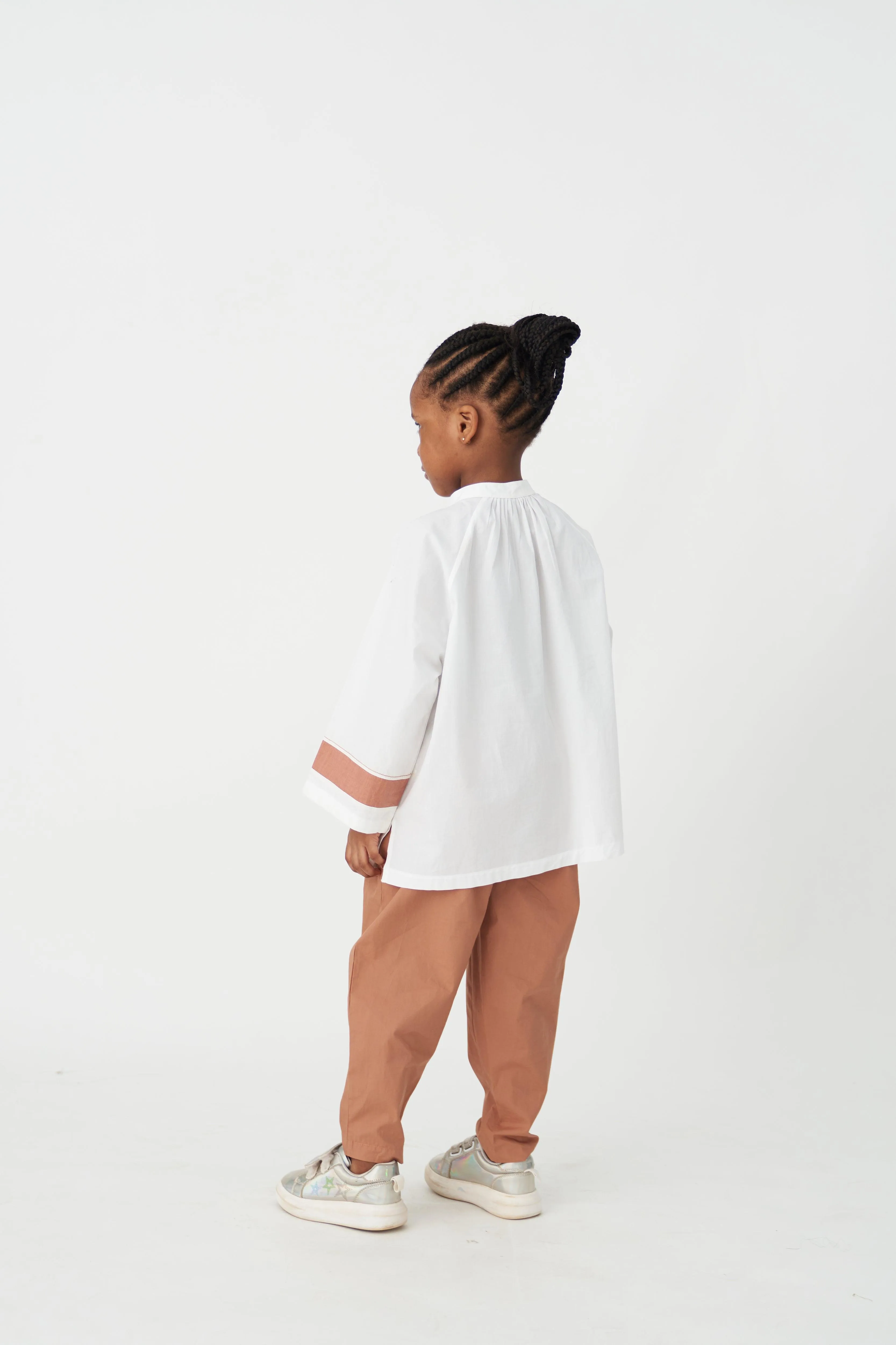 WHITE PEASANT CO-ORD SET